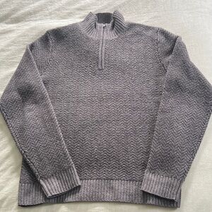 Bonobos Men's Heather Gray Zip-Up Sweater
